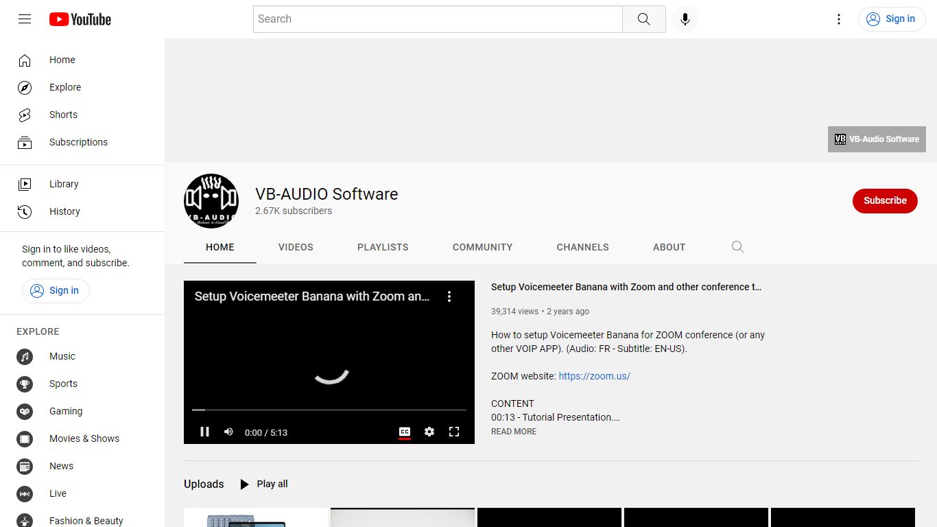 VB-AUDIO Software - YouTube